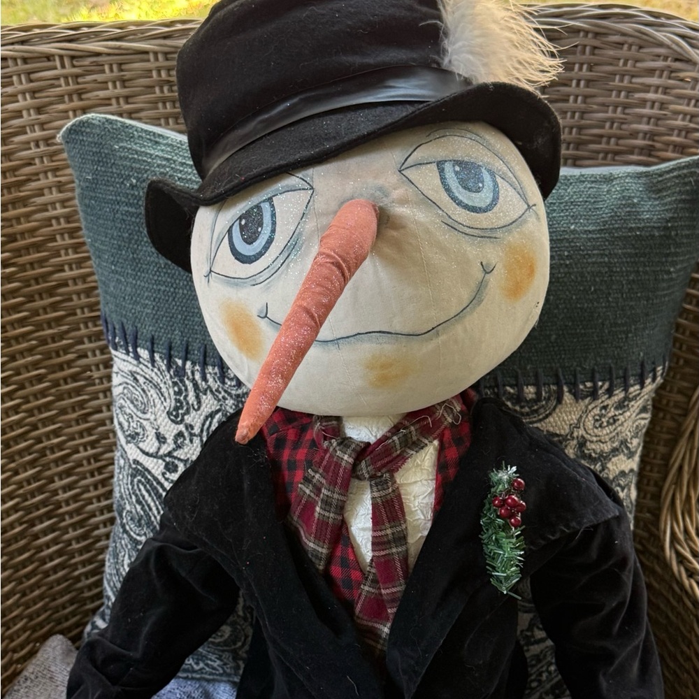Joe Spencer Snowman Doll